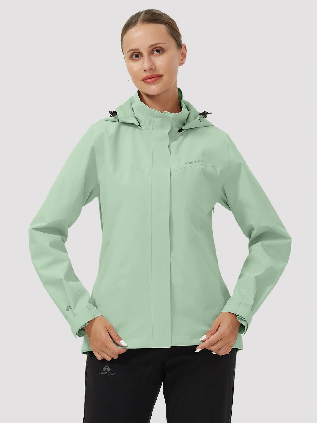 Wasserdichte, packbare Regenjacke für Damen
