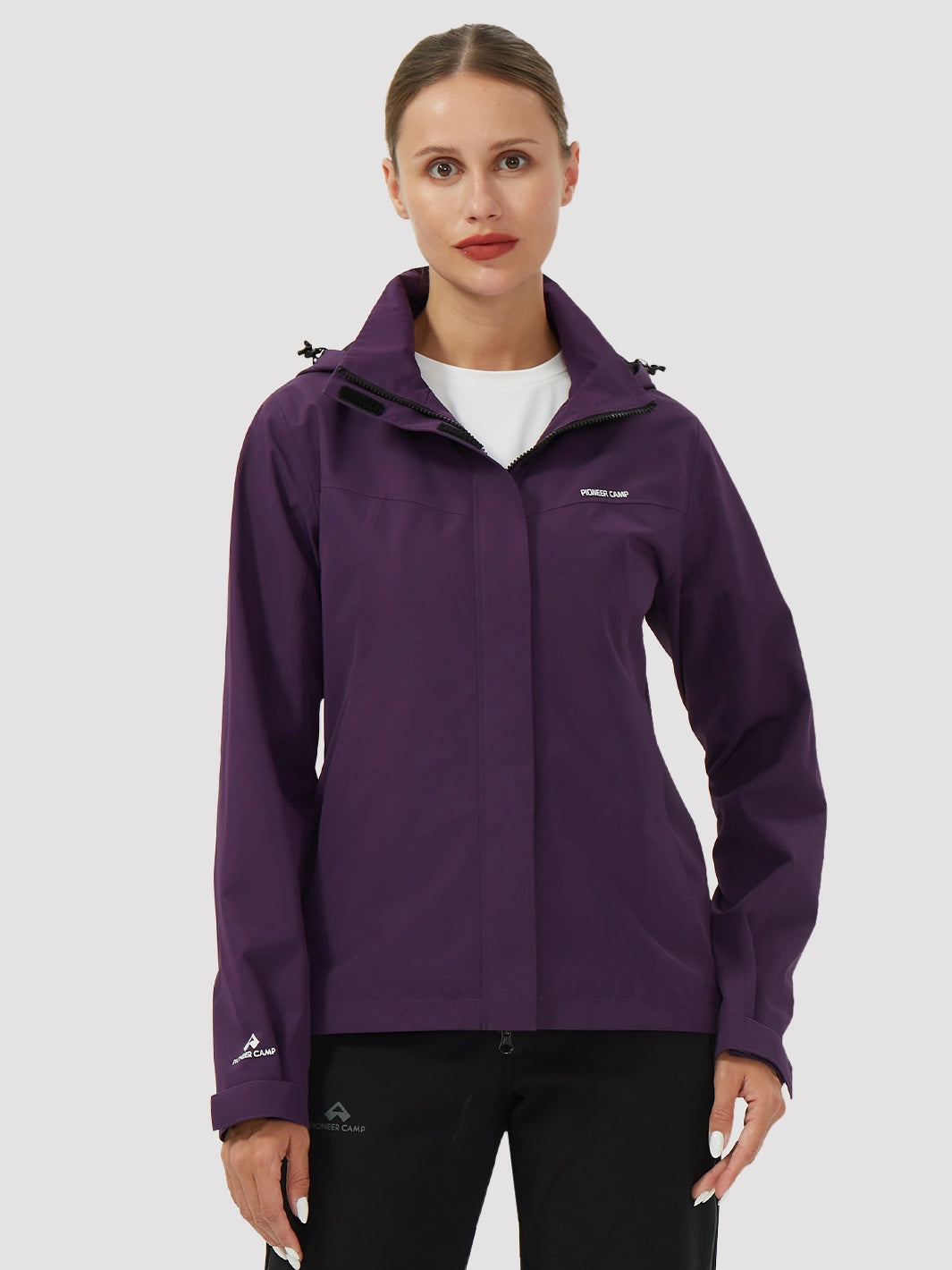 Wasserdichte, packbare Regenjacke für Damen