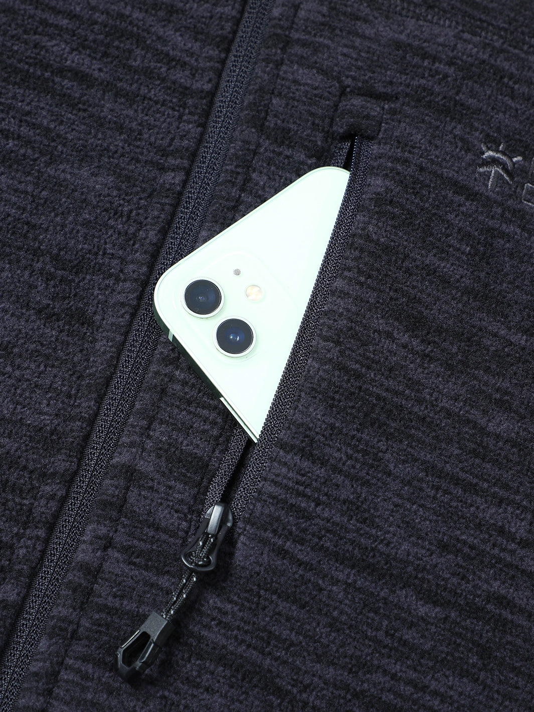 Men's Full-Zip Polar Fleece Vest with 5 Pockets