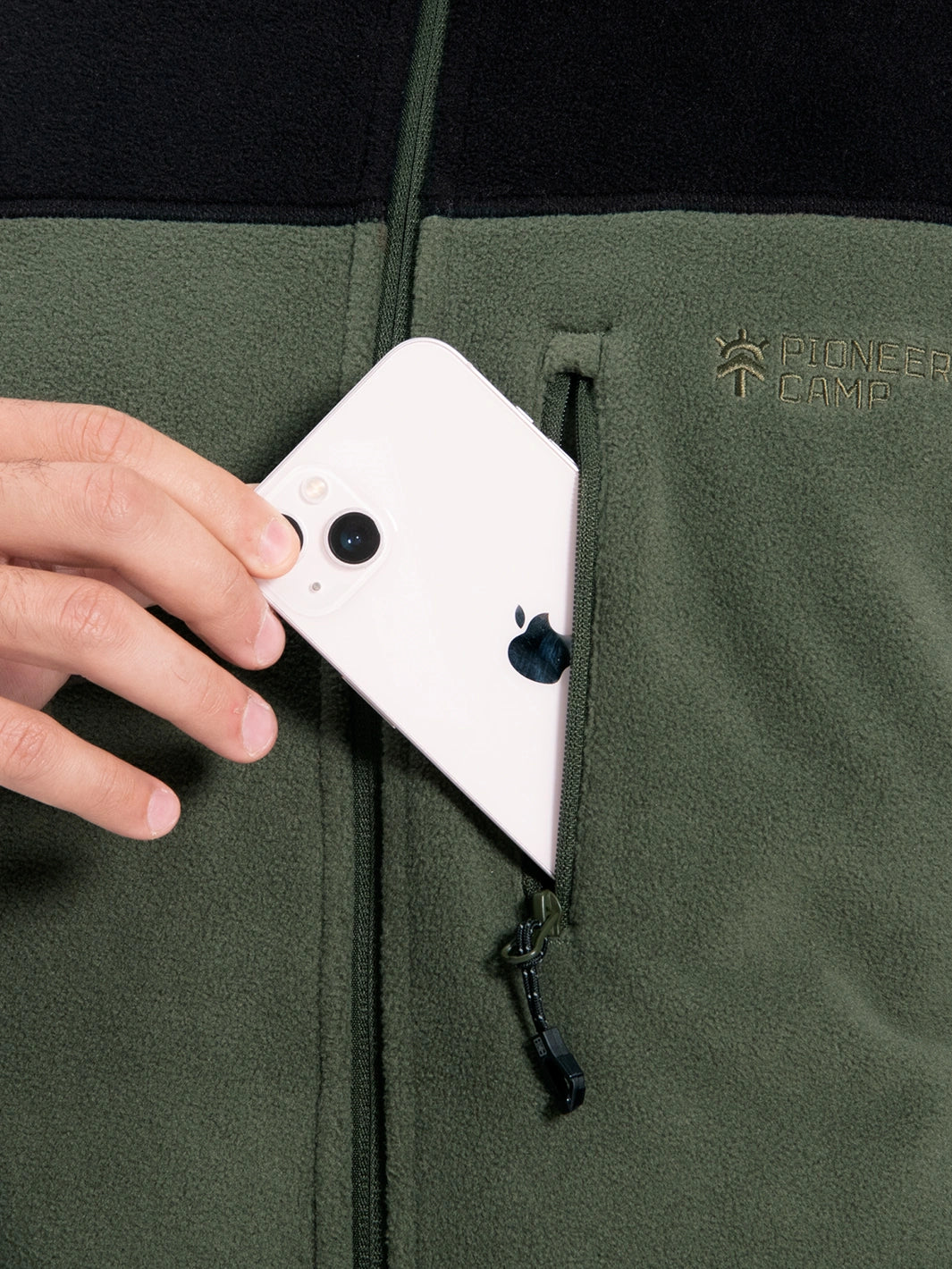Men's Full-Zip Polar Fleece Vest with 5 Pockets