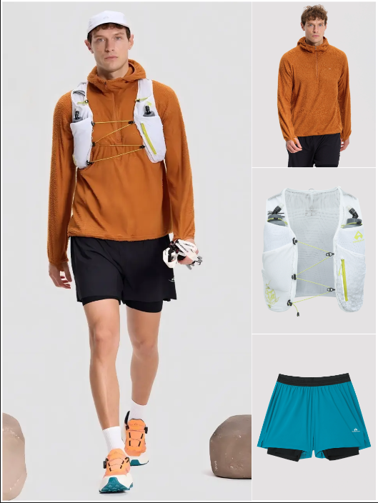 Men's Cold Weather Trail Running Bundle PIONEER CAMP