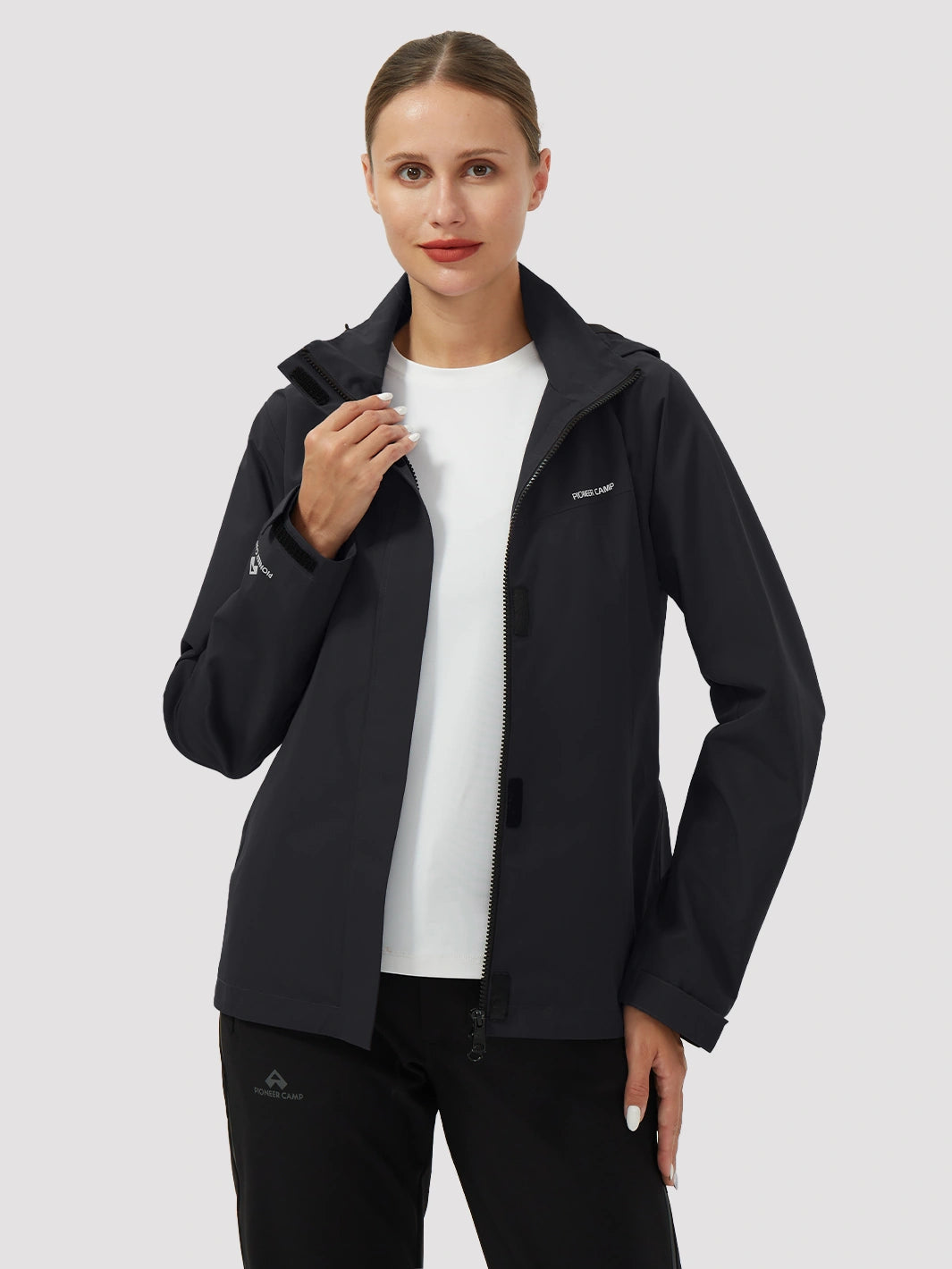 Veste de pluie imperméable et pliable pour femmes