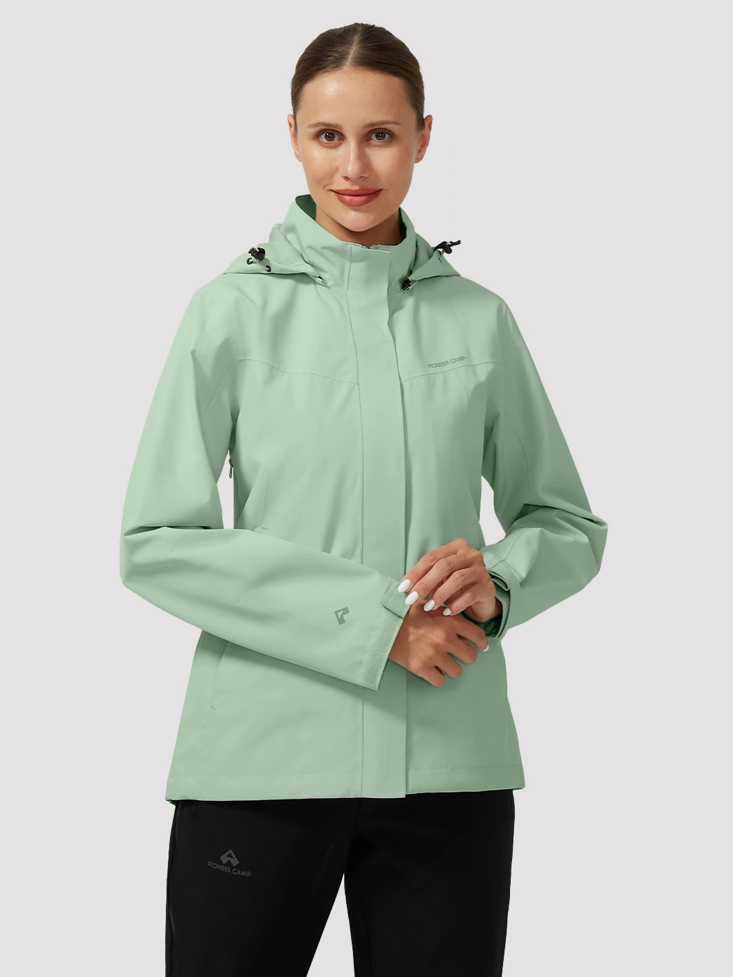 Veste de pluie imperméable et pliable pour femmes