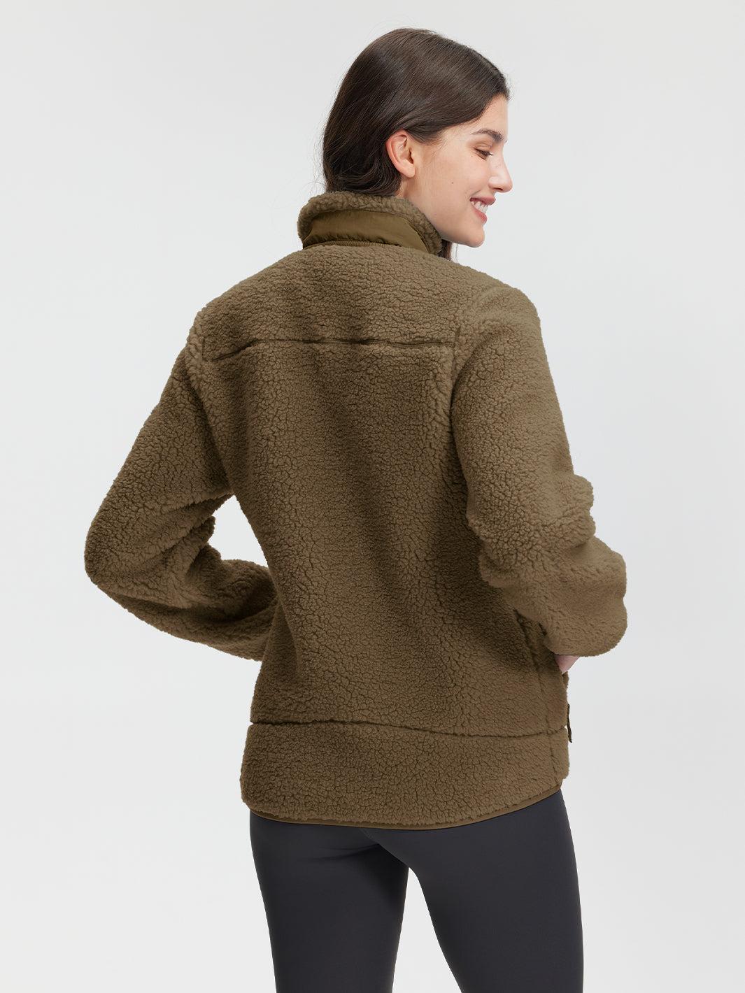 Women's 550g Thick Polar Fleece Full-Zip Jacket