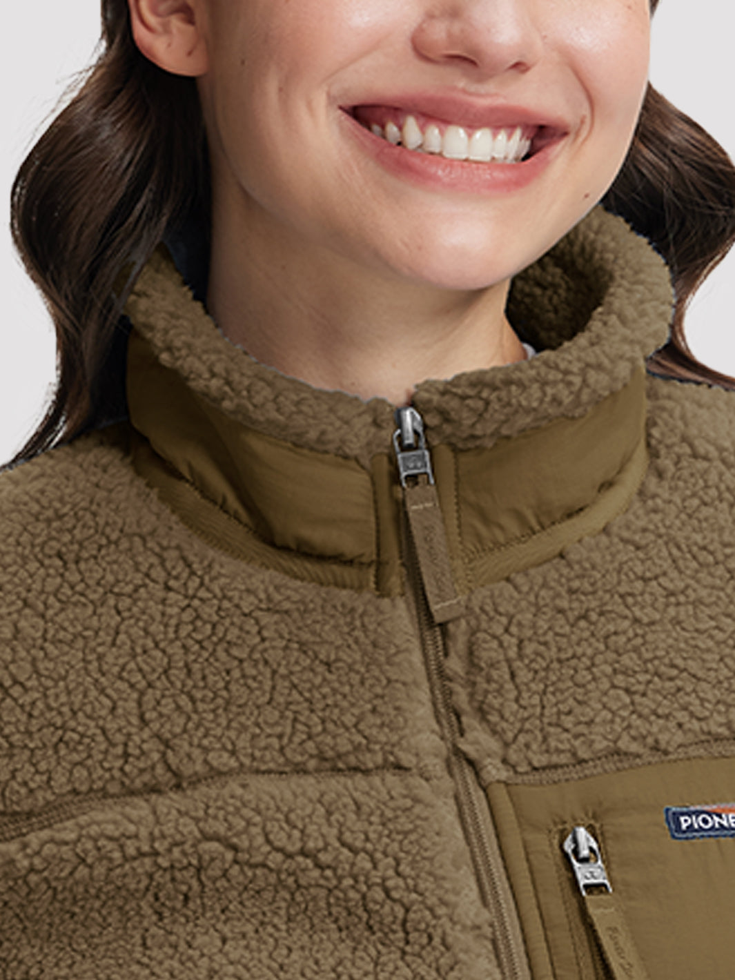 Women's 550g Thick Polar Fleece Full-Zip Jacket