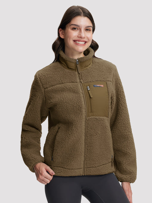 Women's Cozy Sherpa Fleece Jacket