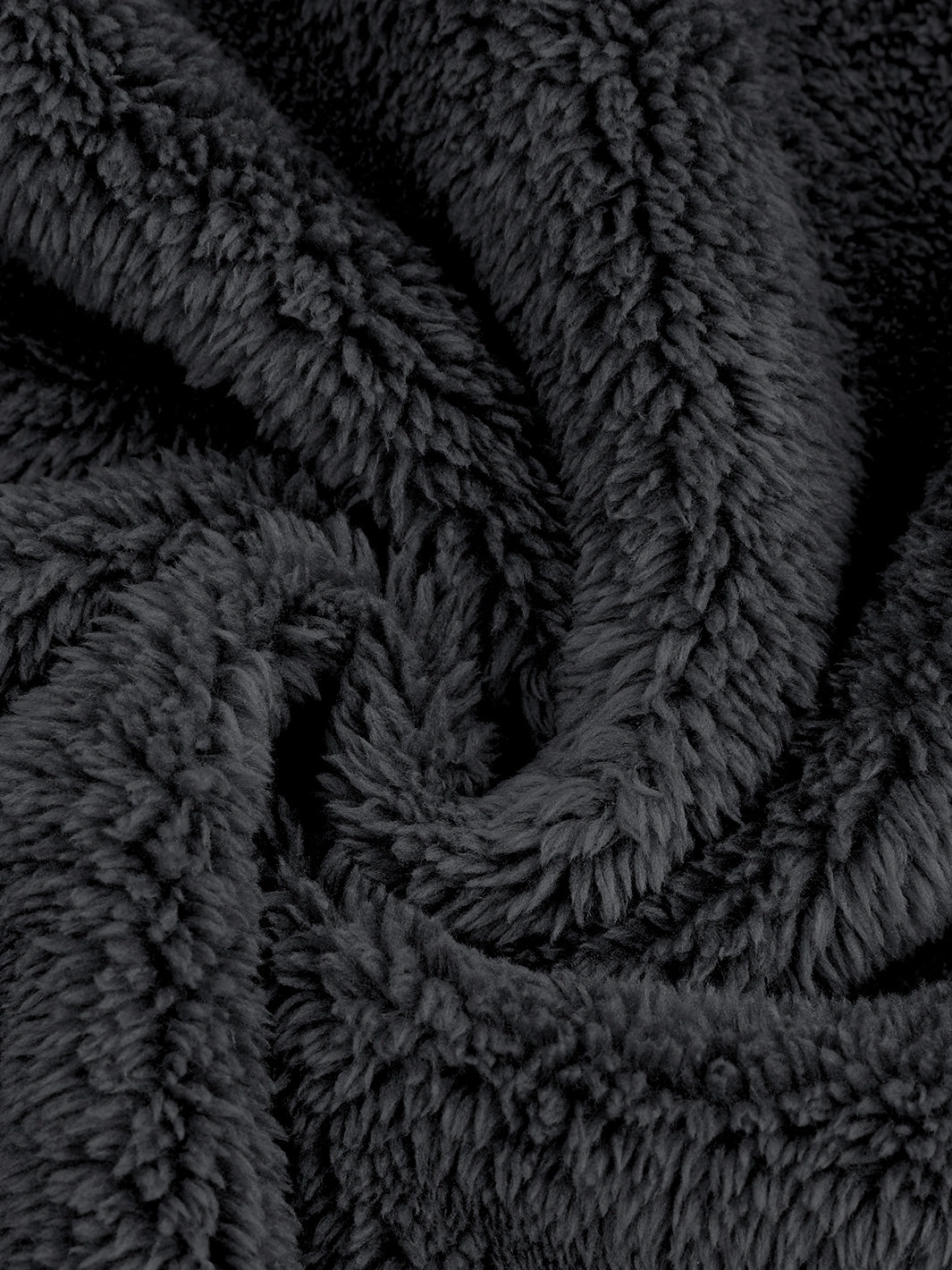 Women's Oversized Hooded Sherpa Fleece Jacket