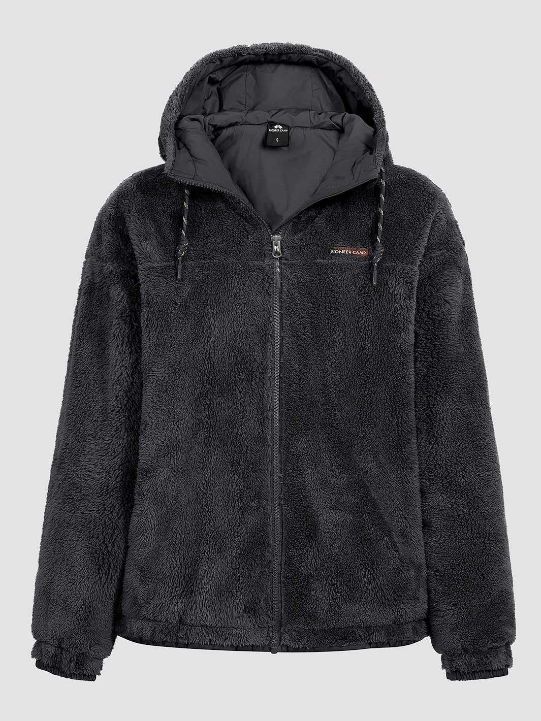 Women's Oversized Hooded Sherpa Fleece Jacket