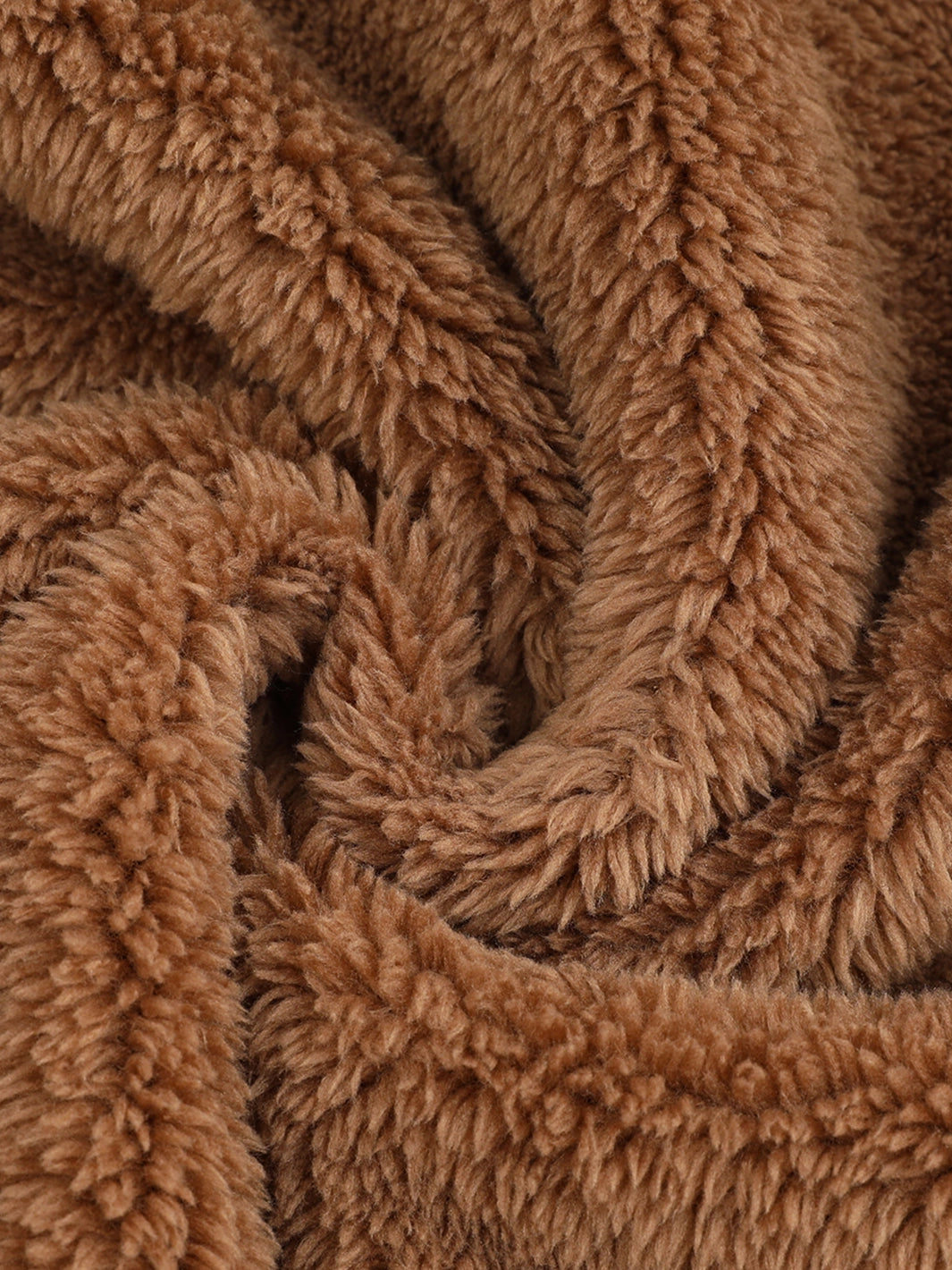Women's Oversized Hooded Sherpa Fleece Jacket
