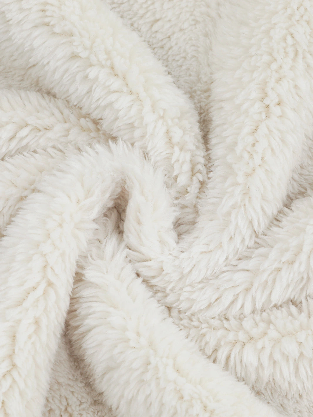 Women's Oversized Hooded Sherpa Fleece Jacket