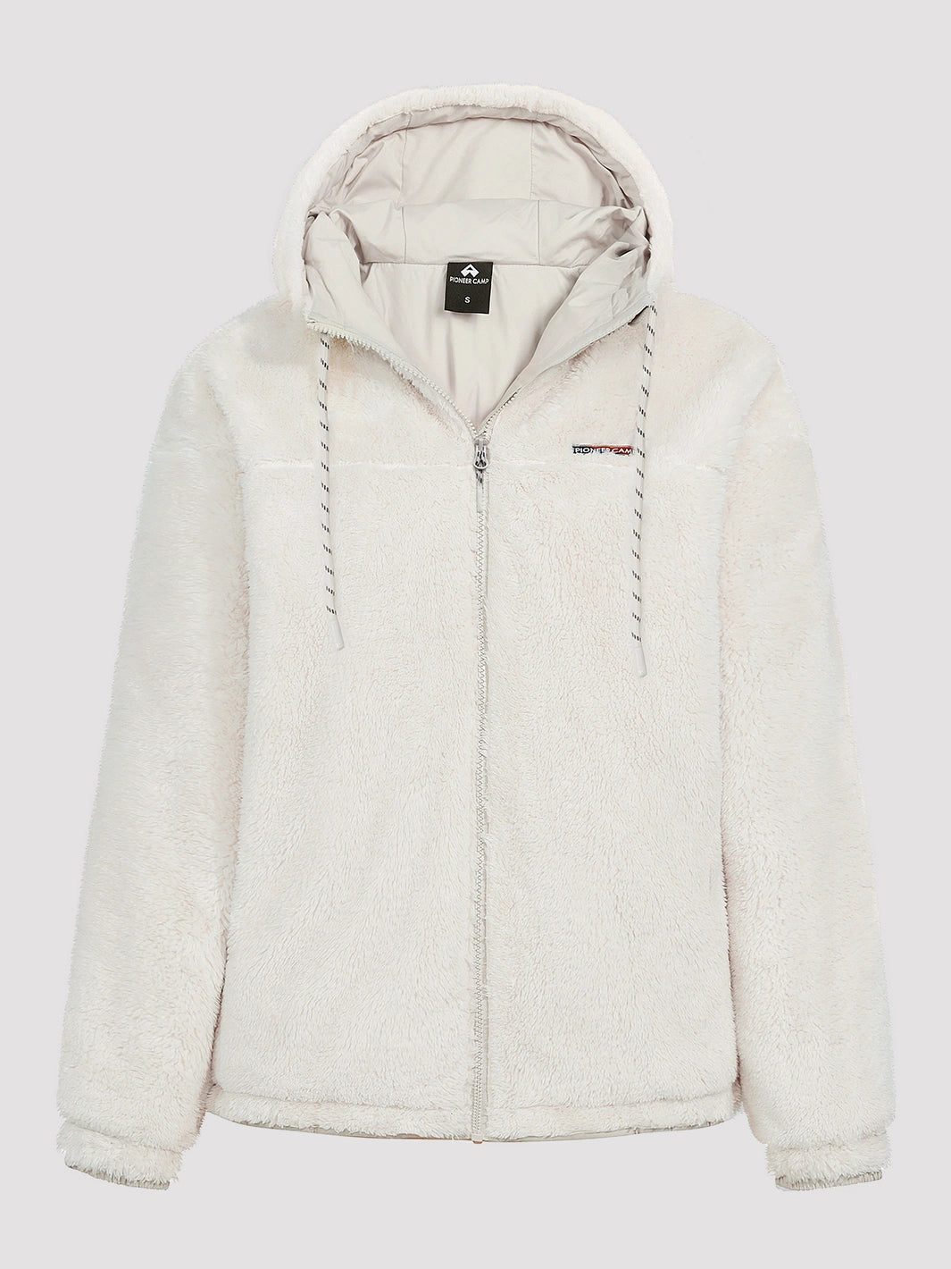 Women's Oversized Hooded Sherpa Fleece Jacket