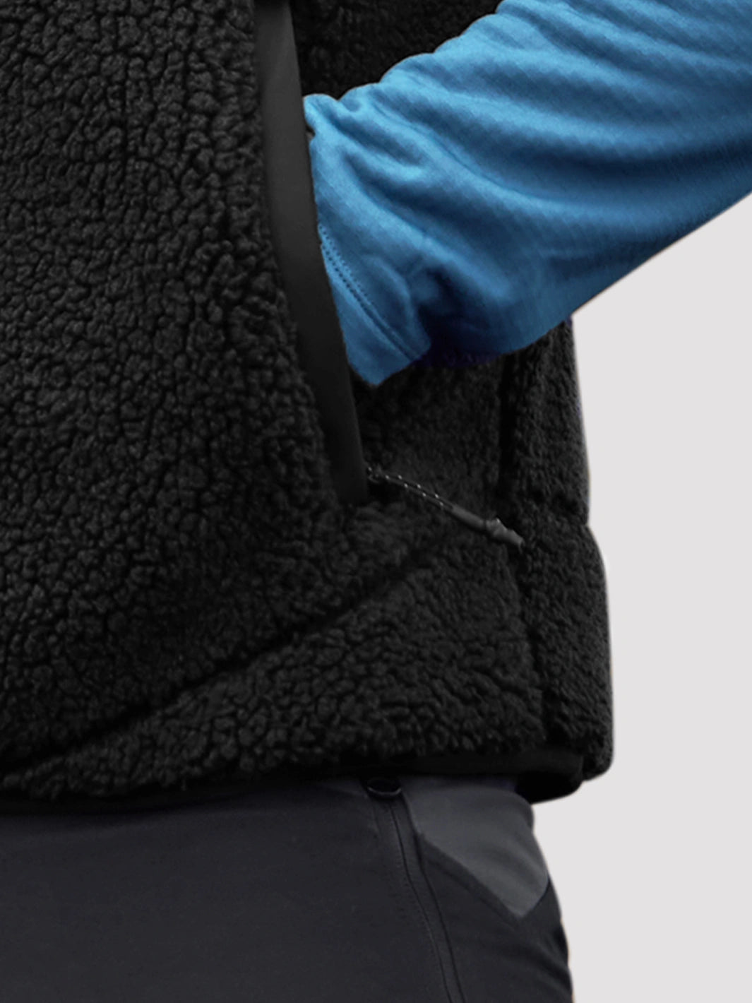 Men's 550g Sherpa Fleece Full-Zip Winter Vest