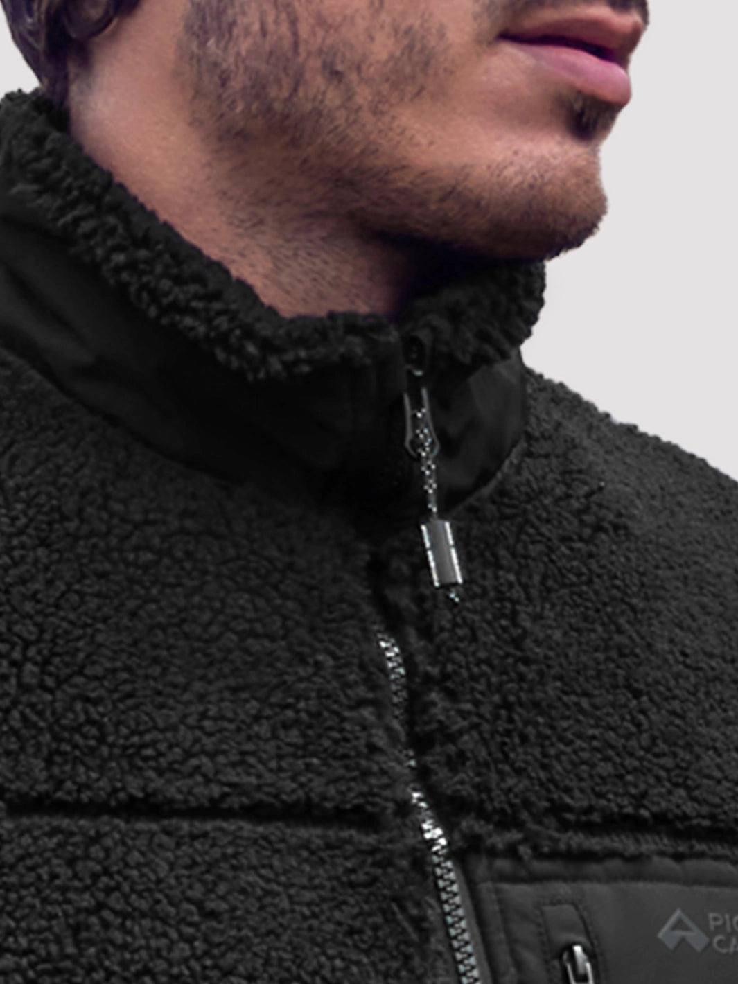 Men's 550g Sherpa Fleece Full-Zip Winter Vest