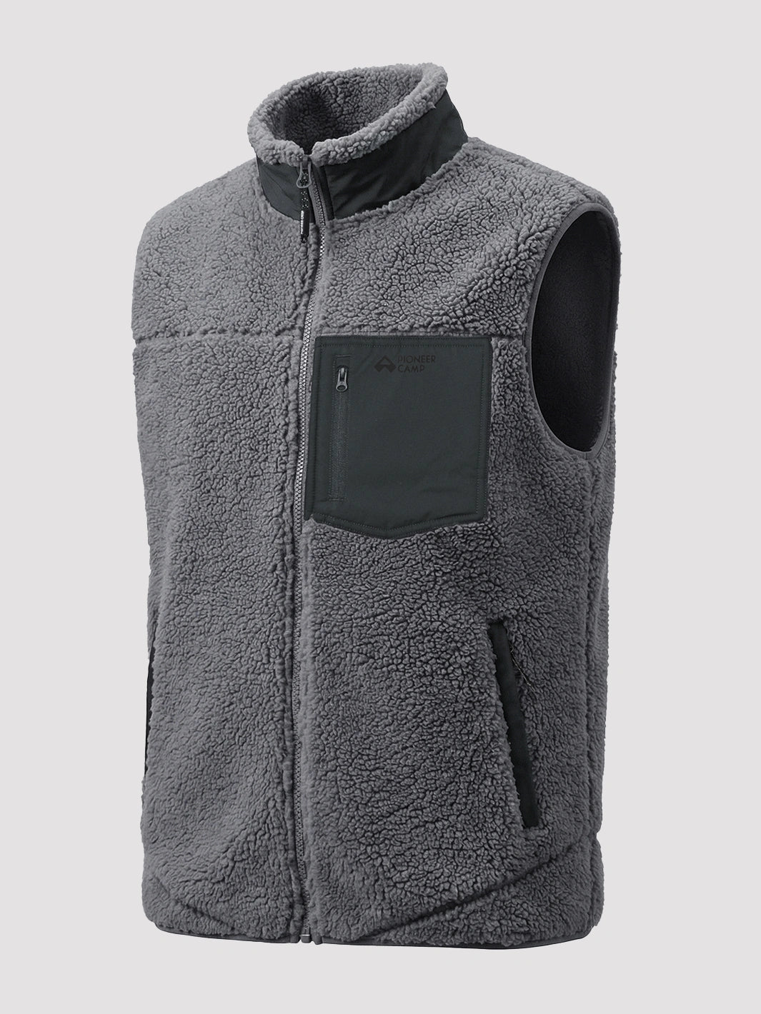 Men's 550g Sherpa Fleece Full-Zip Winter Vest