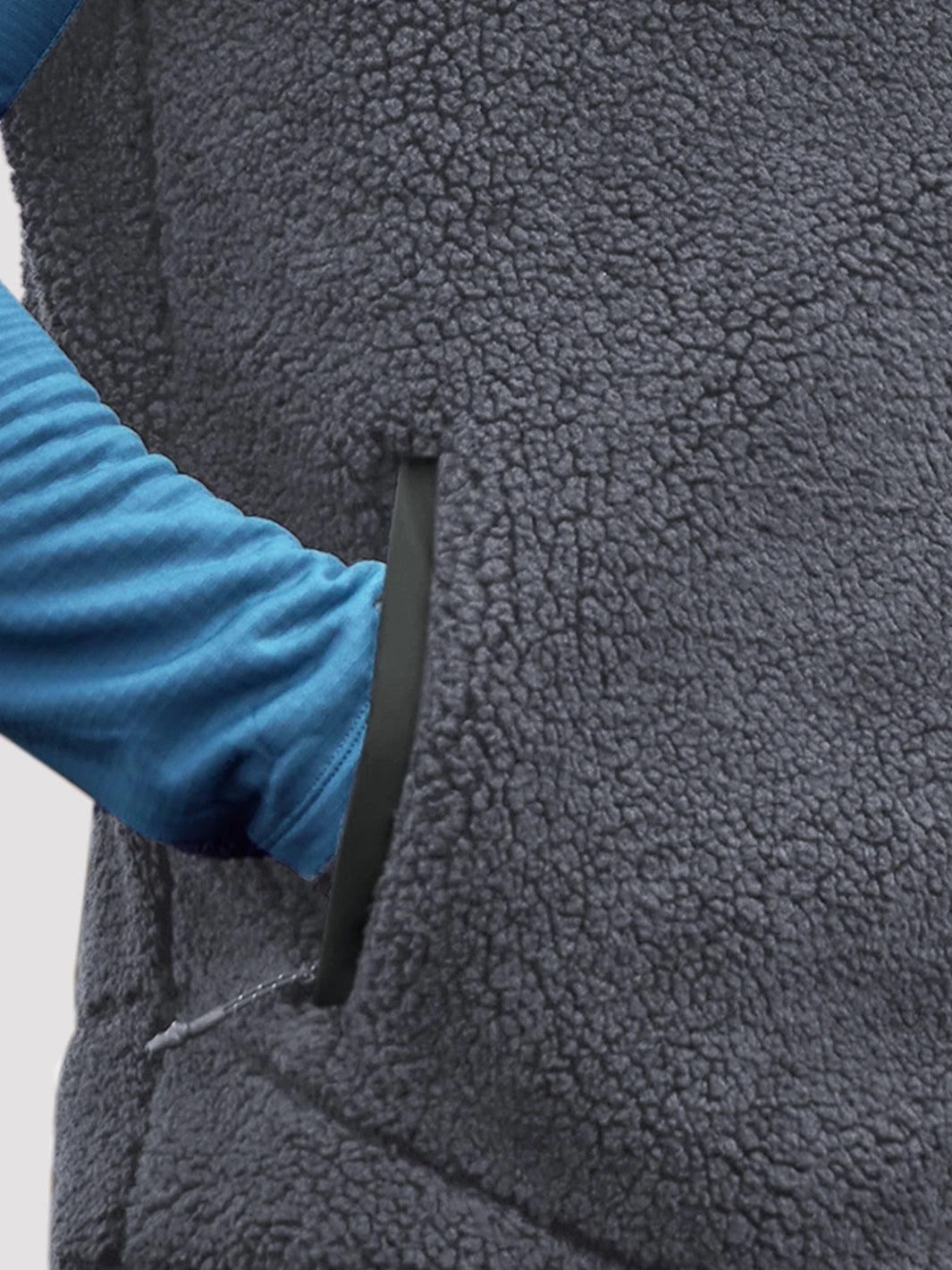 Men's 550g Sherpa Fleece Full-Zip Winter Vest