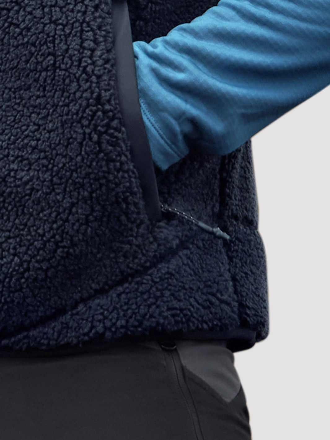 Men's 550g Sherpa Fleece Full-Zip Winter Vest
