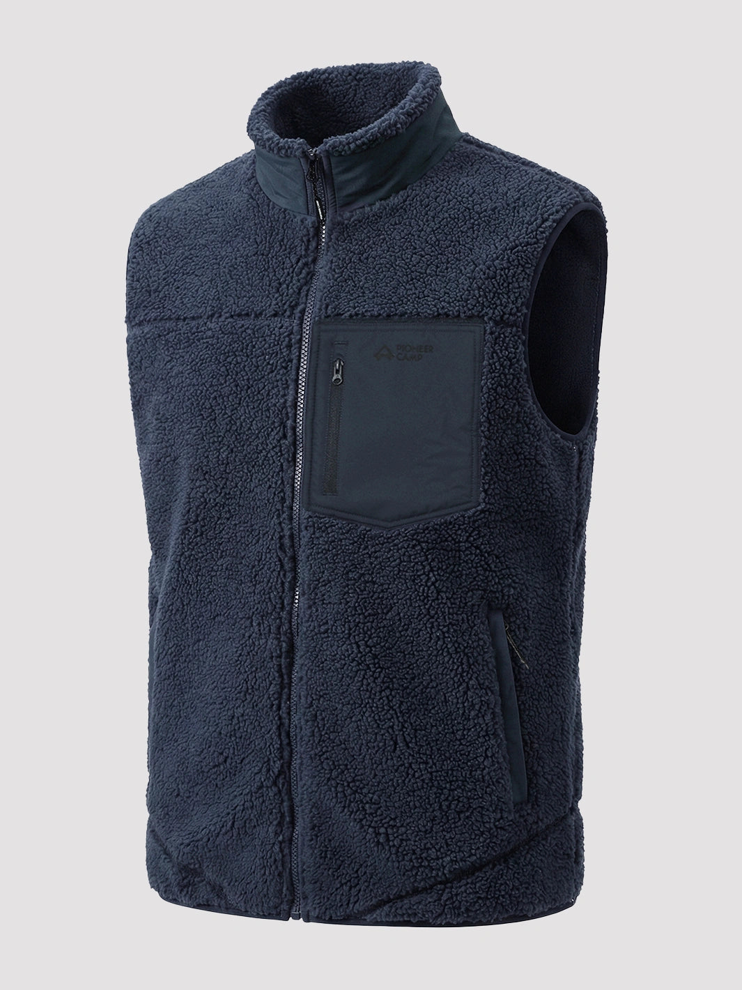 Men's 550g Sherpa Fleece Full-Zip Winter Vest
