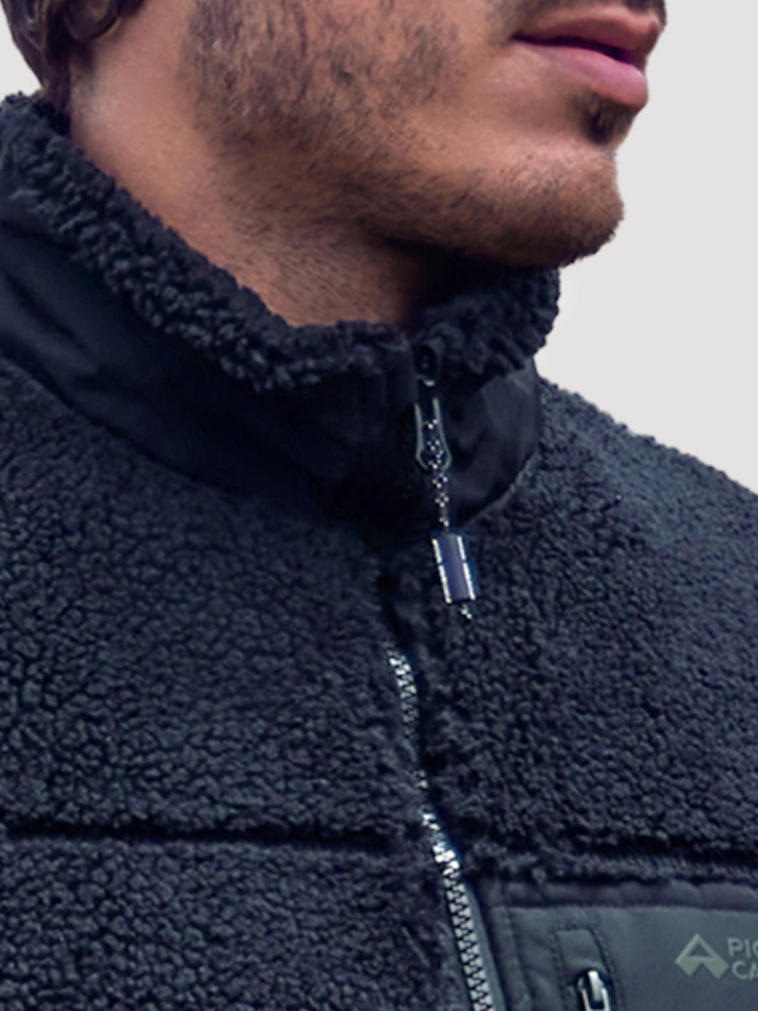 Men's 550g Sherpa Fleece Full-Zip Winter Vest