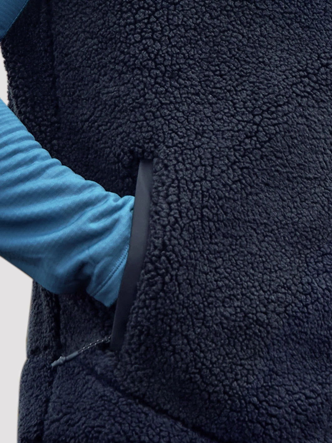 Men's 550g Sherpa Fleece Full-Zip Winter Vest
