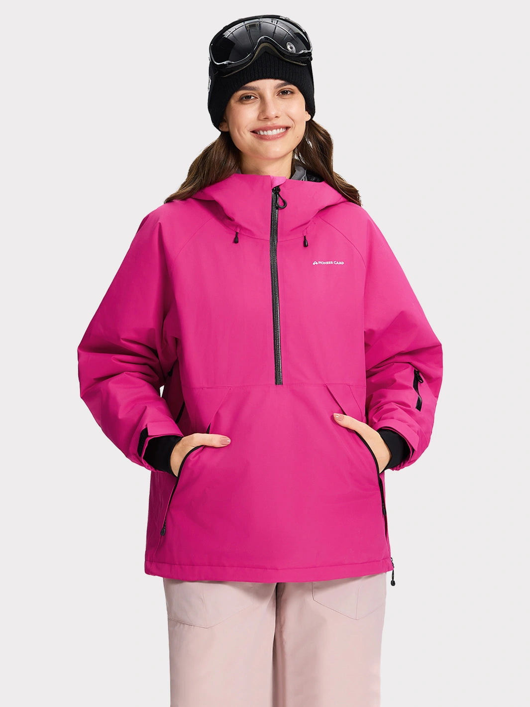Women's Waterproof Pullover Ski Jacket