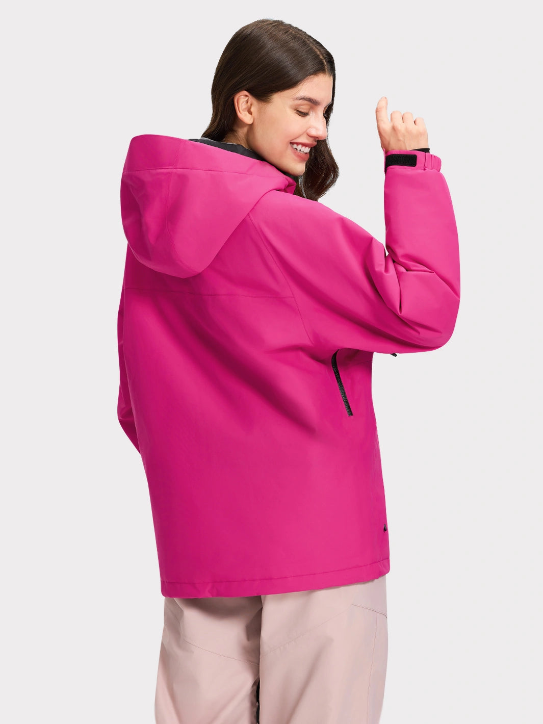 Women's Waterproof Pullover Ski Jacket