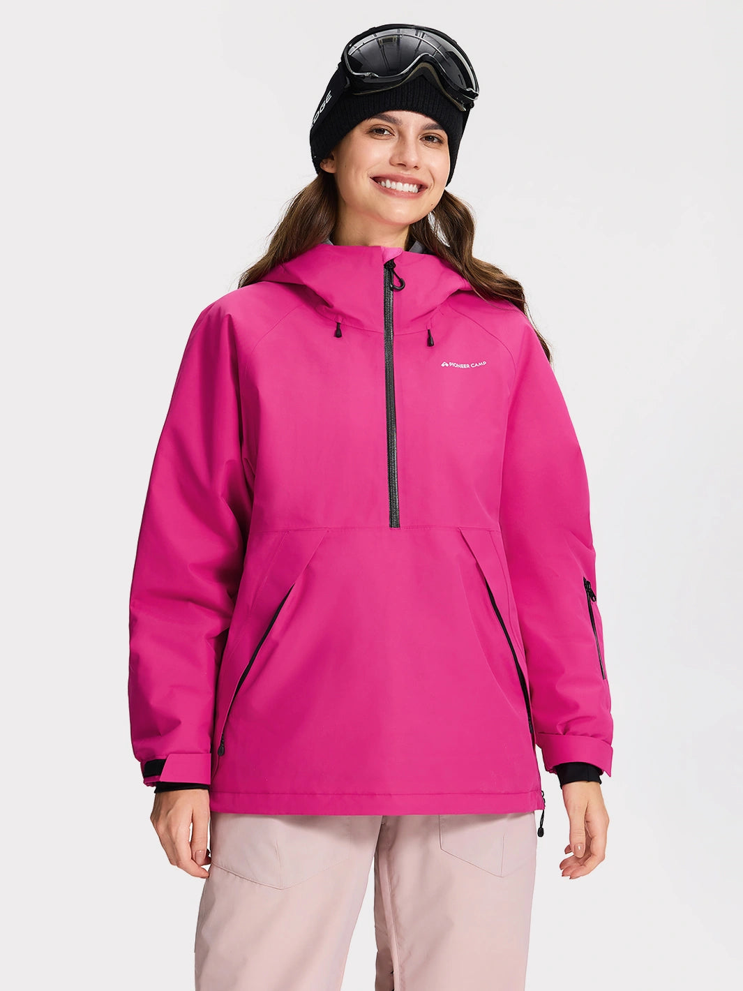 Women's Waterproof Pullover Ski Jacket