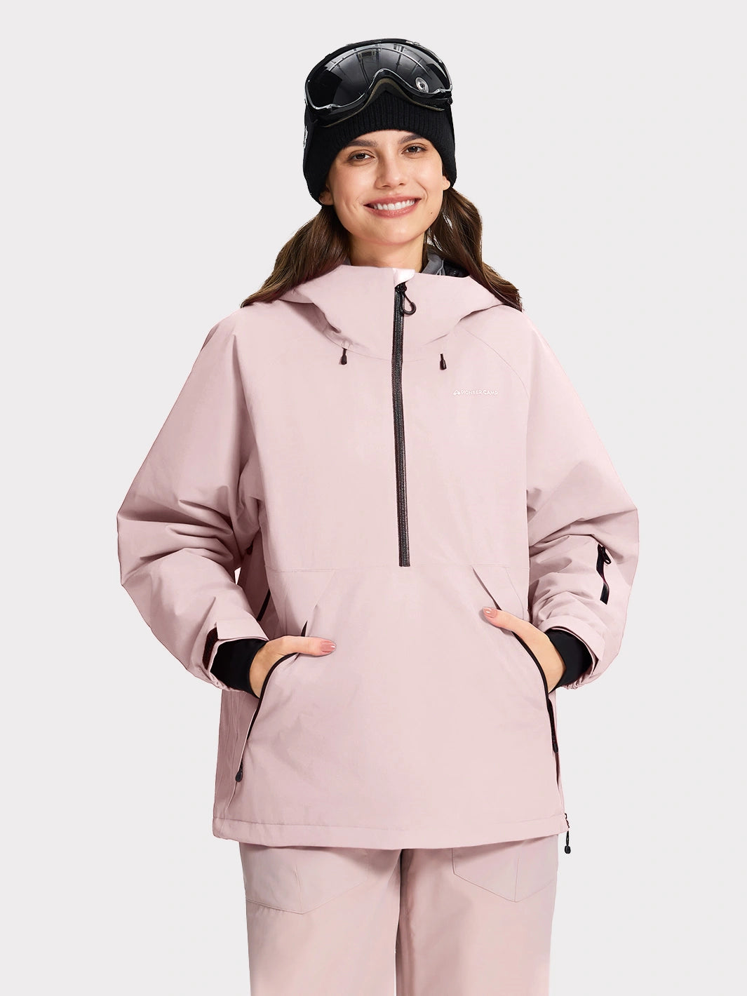 Women's Waterproof Pullover Ski Jacket