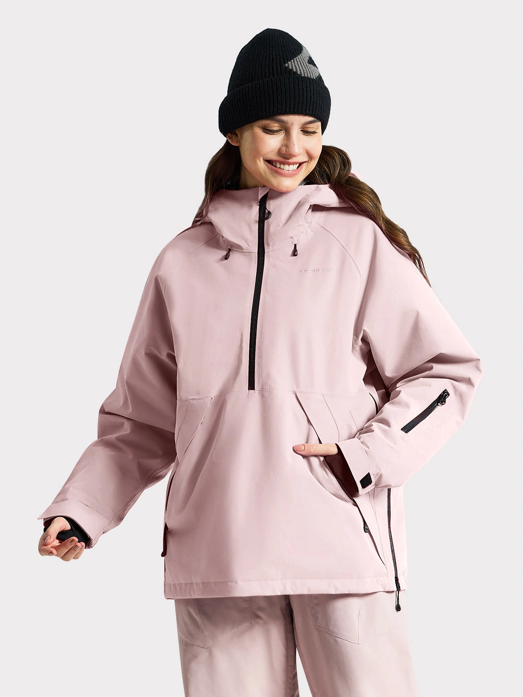 Women's Waterproof Pullover Ski Jacket