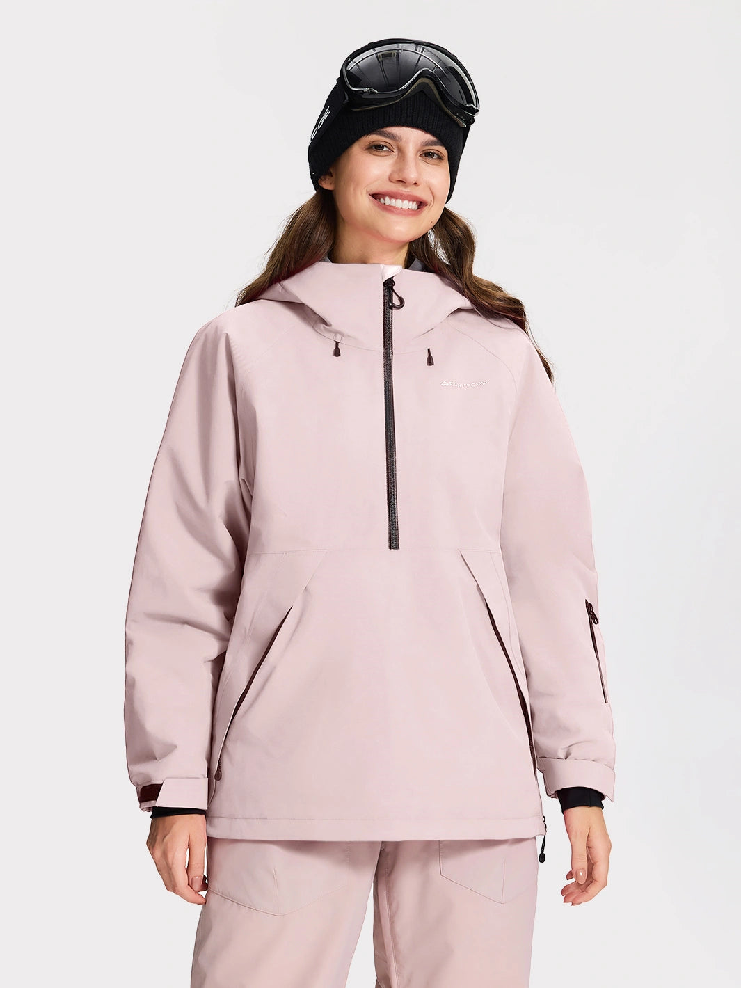 Women's Waterproof Pullover Ski Jacket