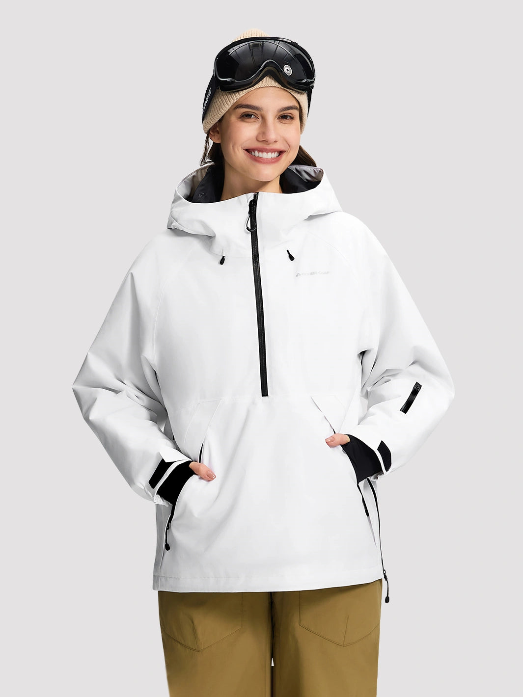 Women's Waterproof Pullover Ski Jacket