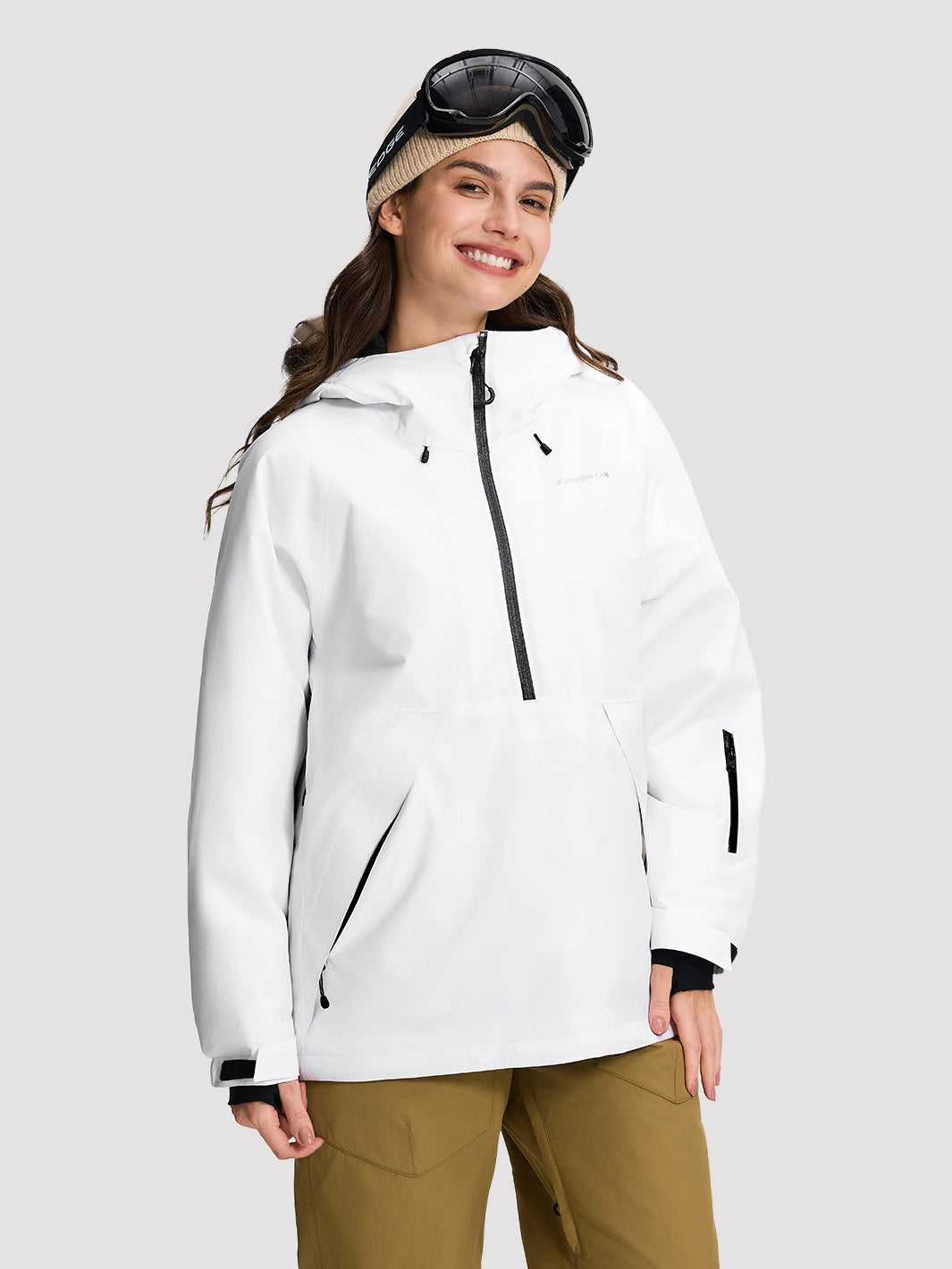 Women's Waterproof Pullover Ski Jacket