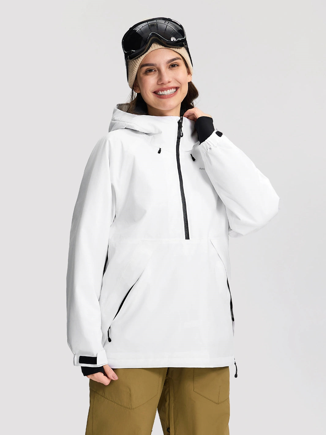 Women's Waterproof Pullover Ski Jacket