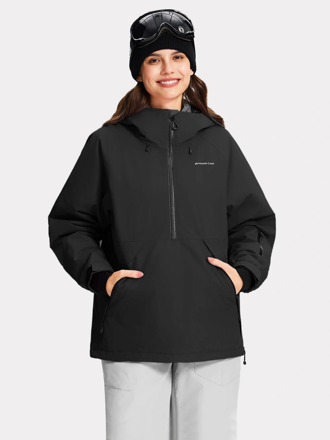 Women's Waterproof Pullover Ski Jacket PIONEER CAMP