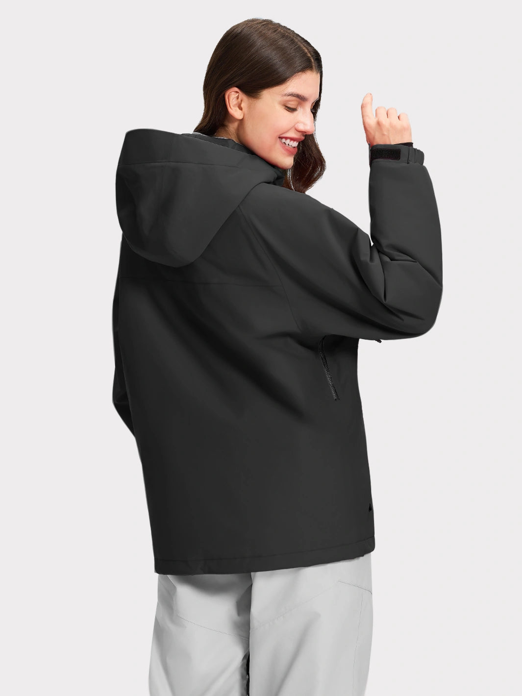 Women's Waterproof Pullover Ski Jacket