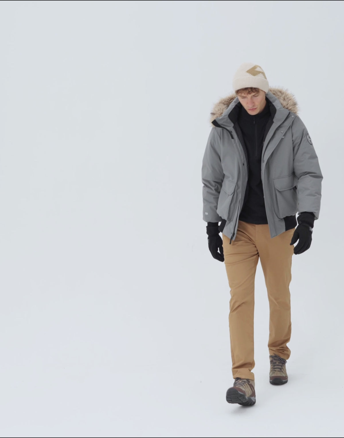 Video laden: Men's Water-Resistant 700 Fill Power Down Parka