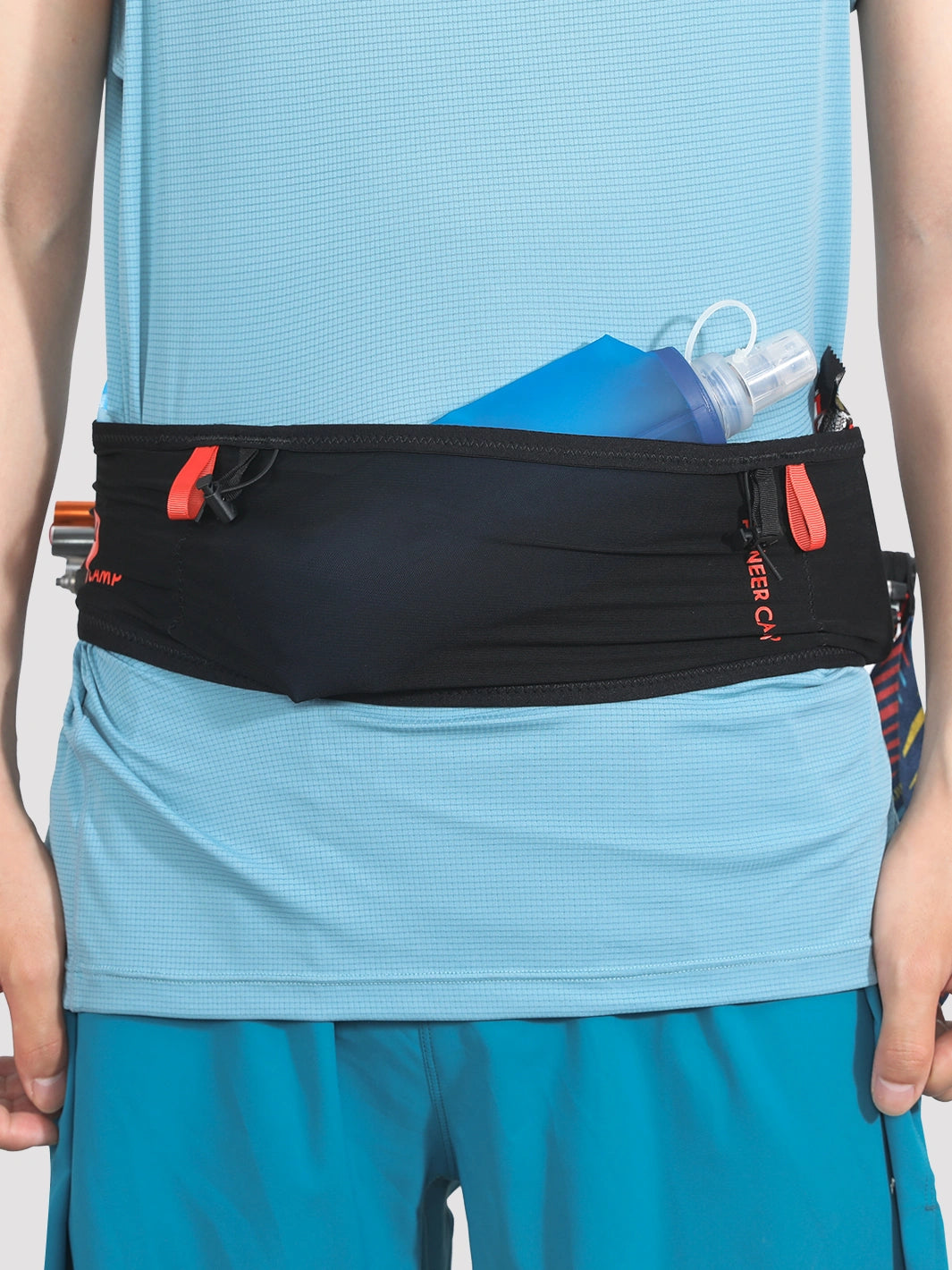 360° Bounce-Free Running Belt with 4 Pockets