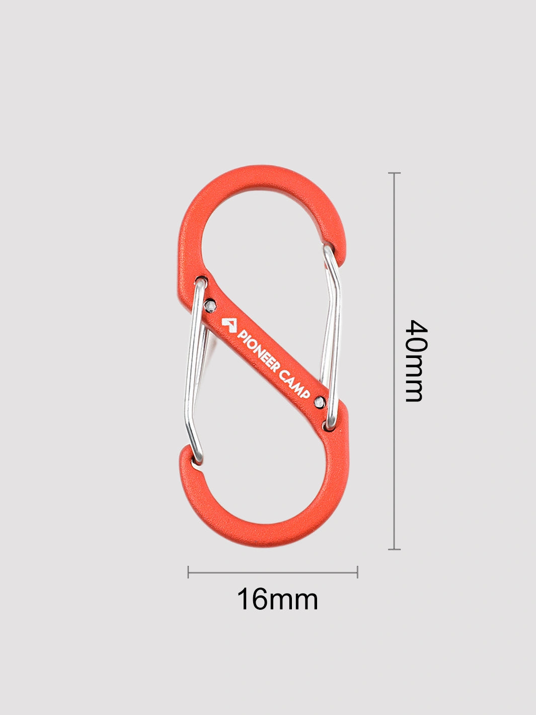 S-Shaped Aluminum Carabiner